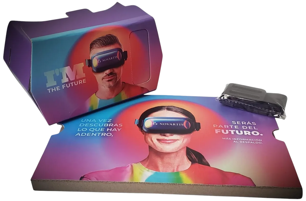 Cardboard personalizado para Novartis